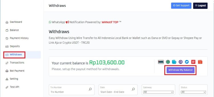 aPays Withdraw SHOPEE