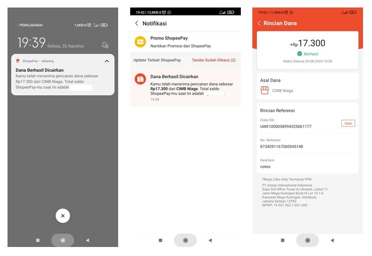 aPays Withdraw SHOPEE