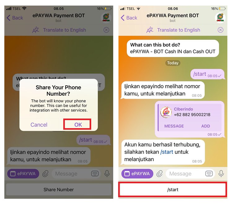 aPays - Withdraw memakai Aplikasi Telegram
