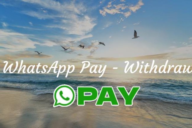 WhatsApp Pay - Withdraw