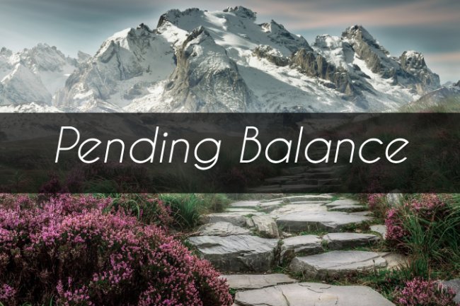 Pending Balance