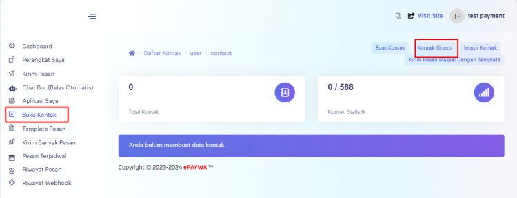 BOIT WANotif - Group Kontak