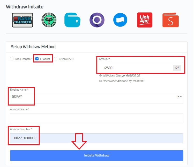 aPays Withdraw LinkAja